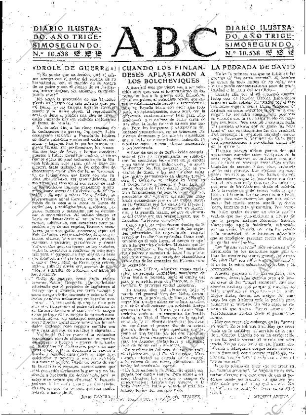ABC MADRID 02-12-1939 página 3