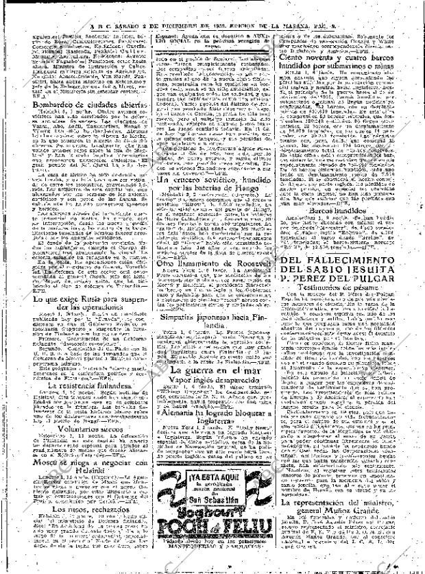 ABC MADRID 02-12-1939 página 8