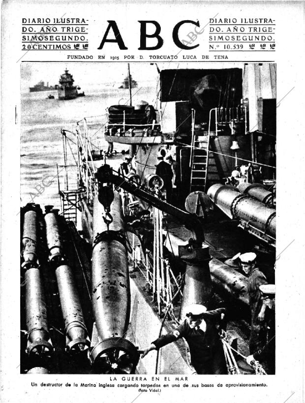 ABC MADRID 03-12-1939 página 1