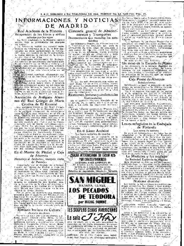 ABC MADRID 03-12-1939 página 17