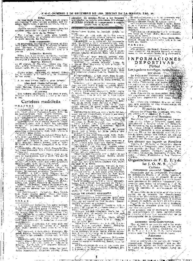 ABC MADRID 03-12-1939 página 20