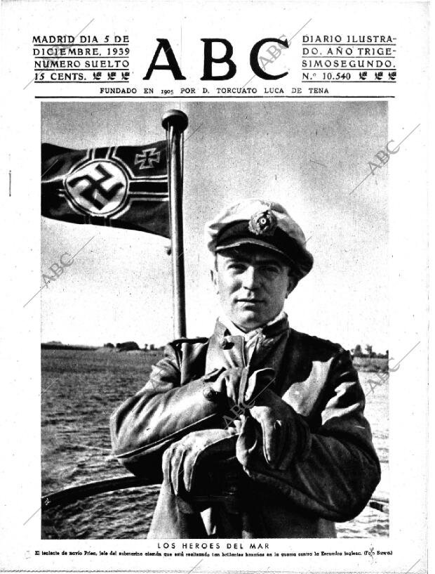 ABC MADRID 05-12-1939 página 1