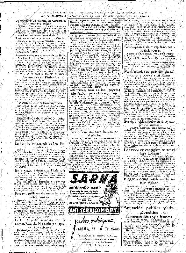 ABC MADRID 05-12-1939 página 8