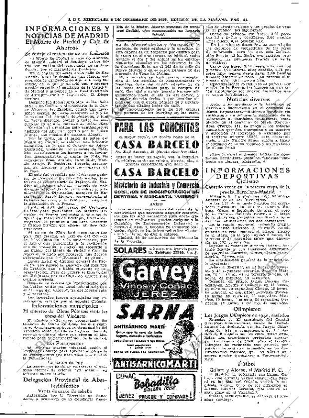 ABC MADRID 06-12-1939 página 11