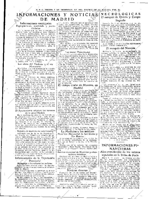 ABC MADRID 07-12-1939 página 11