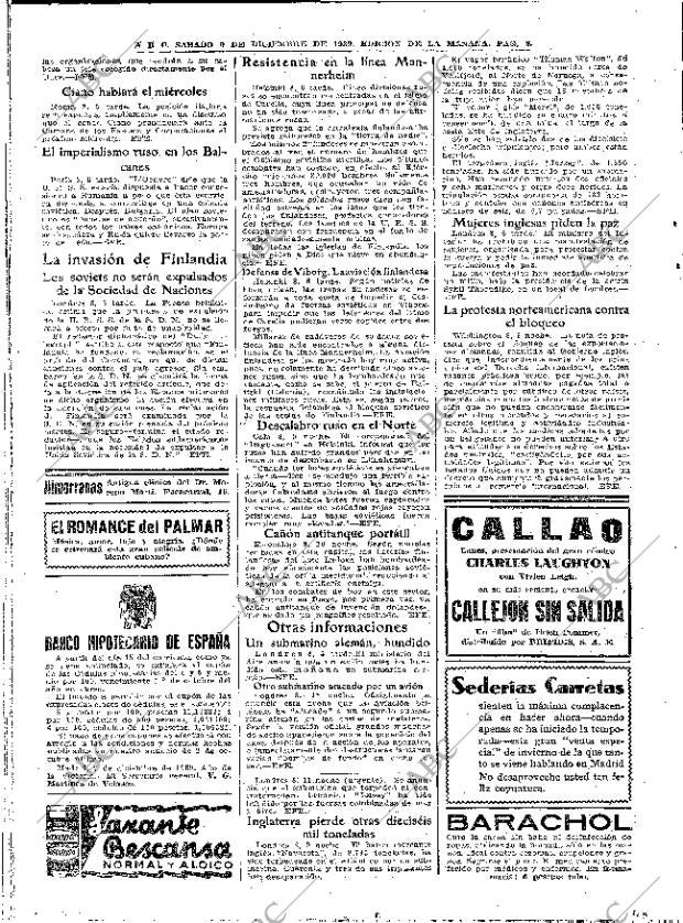 ABC MADRID 09-12-1939 página 8