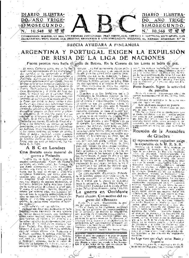ABC MADRID 14-12-1939 página 7