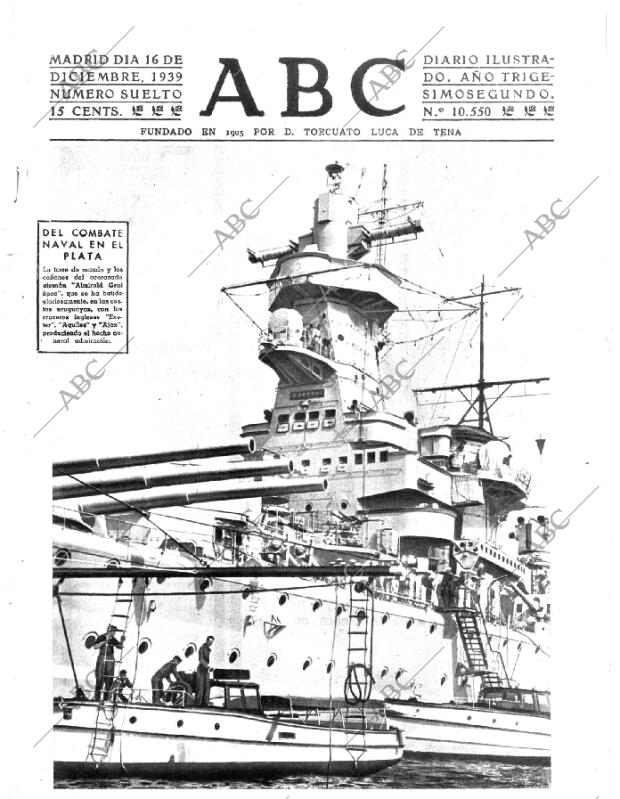 ABC MADRID 16-12-1939 página 1