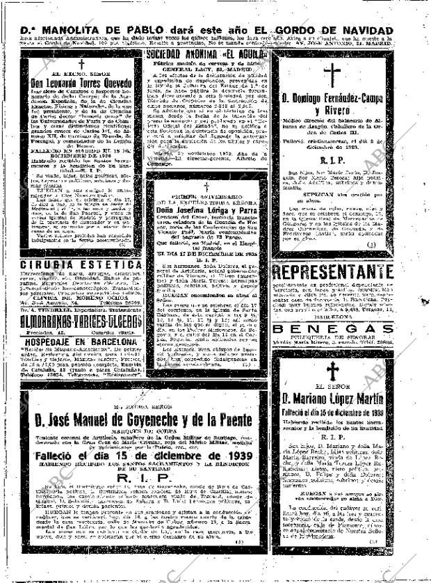 ABC MADRID 16-12-1939 página 2