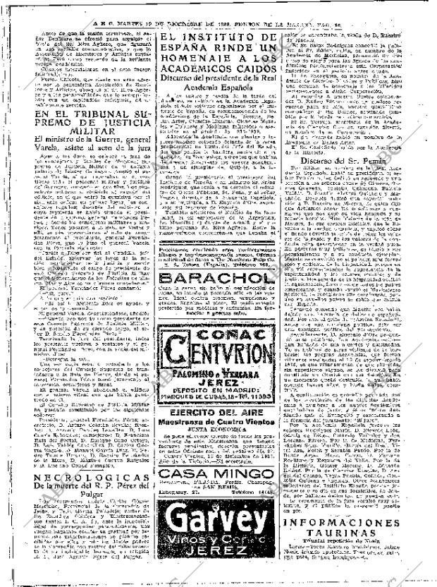 ABC MADRID 19-12-1939 página 10