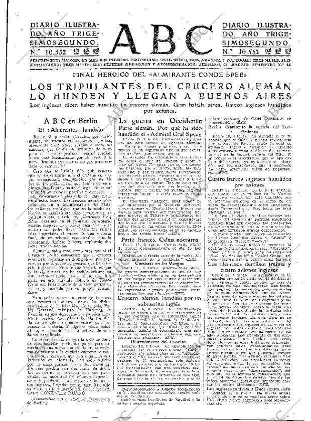 ABC MADRID 19-12-1939 página 7