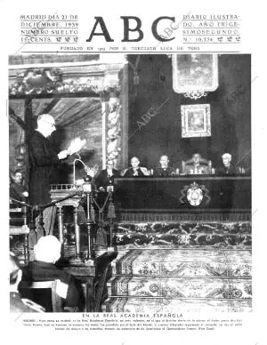 ABC MADRID 21-12-1939 página 1