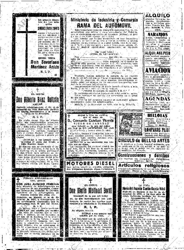 ABC MADRID 22-12-1939 página 2