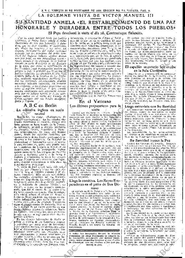 ABC MADRID 22-12-1939 página 9