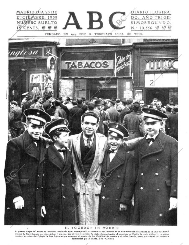ABC MADRID 23-12-1939 página 1