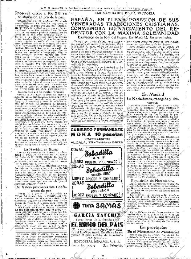 ABC MADRID 26-12-1939 página 8