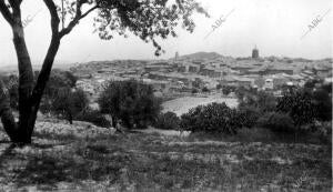 Vista Panorámica del pueblo de Bullas (Murcia)