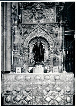 Santo domingo de la Calzada. Logroño. Detalle de la capilla del Santo