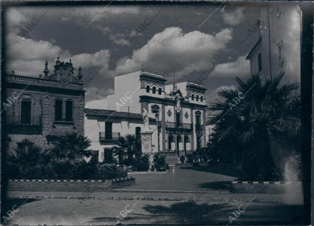 Plaza de José Antonio, en la palma del Condado (Huelva)