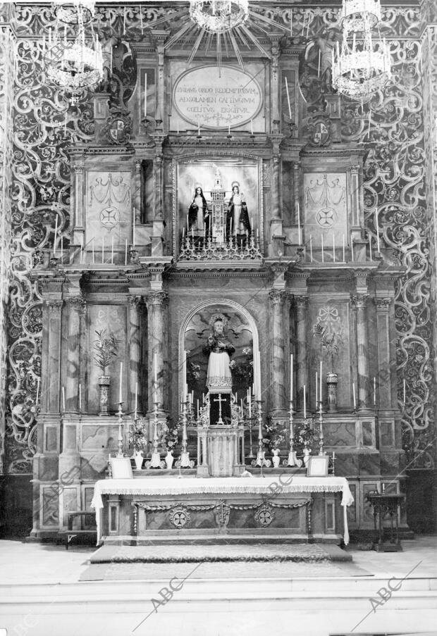 Retablo Mayor De La Iglesia De La Trinidad Obras Pias Salesianas Erigida En El Archivo Abc