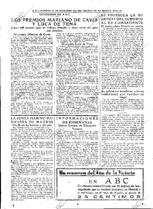 ABC MADRID 31-12-1939 página 15
