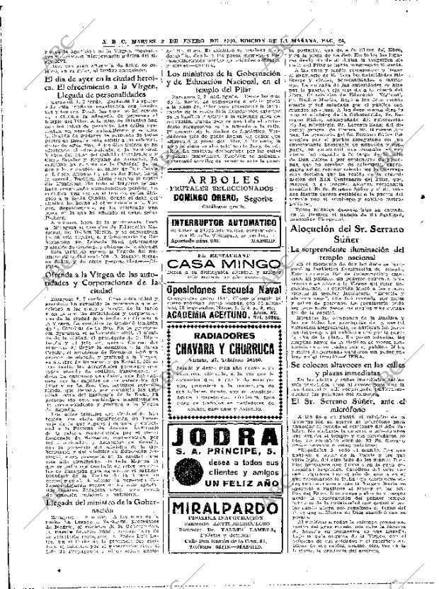 ABC MADRID 02-01-1940 página 22