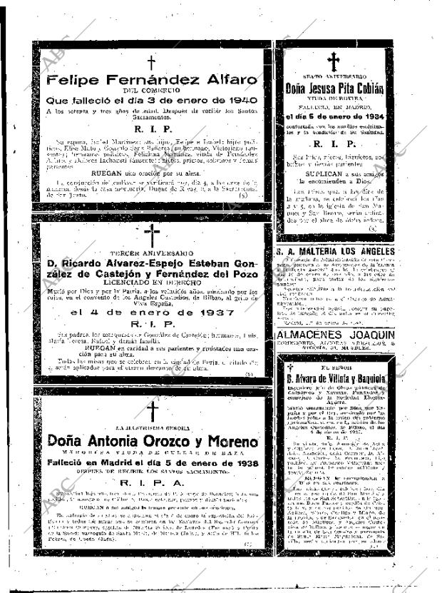 ABC MADRID 04-01-1940 página 15