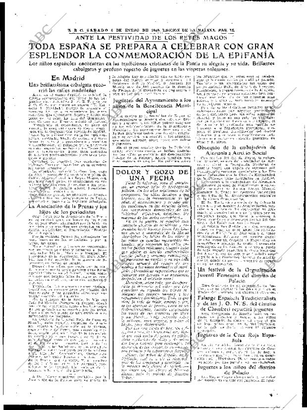 ABC MADRID 06-01-1940 página 11