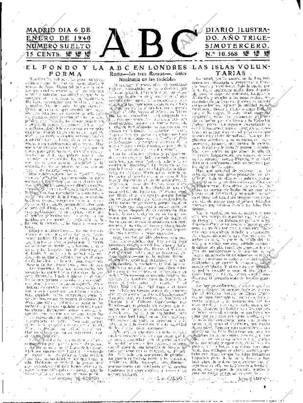 ABC MADRID 06-01-1940 página 3