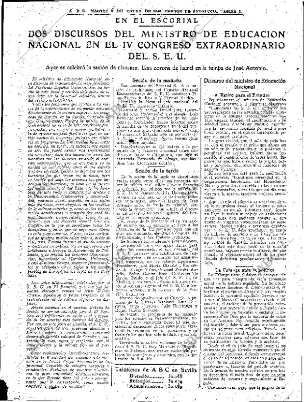ABC SEVILLA 09-01-1940 página 5
