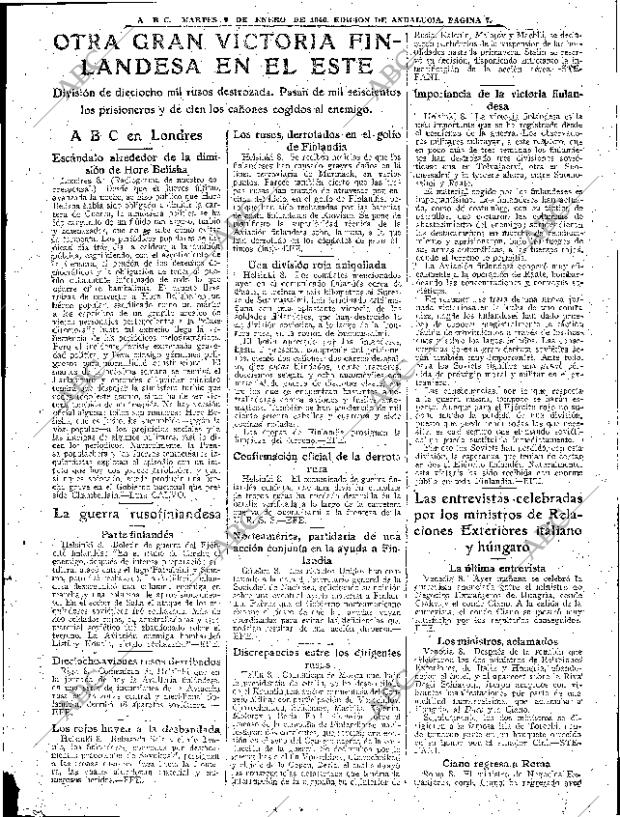 ABC SEVILLA 09-01-1940 página 7