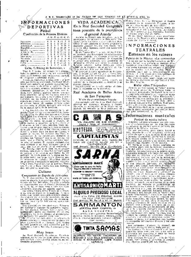 ABC MADRID 10-01-1940 página 11