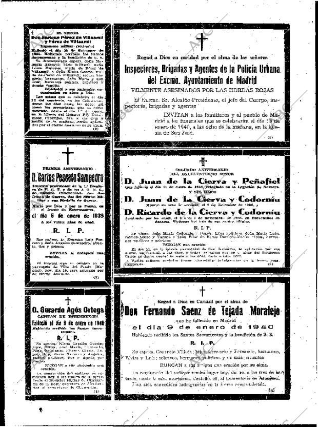 ABC MADRID 10-01-1940 página 2