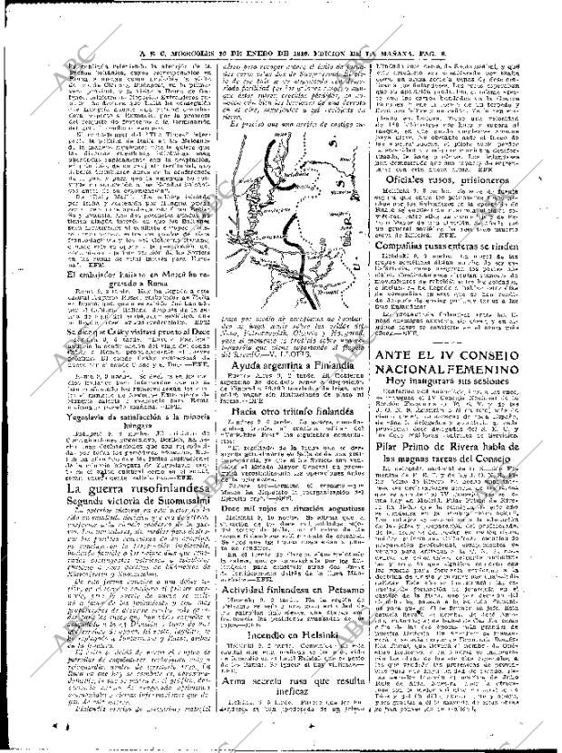 ABC MADRID 10-01-1940 página 8