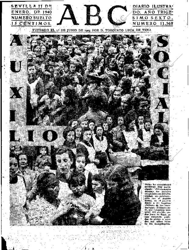 ABC SEVILLA 11-01-1940 página 1