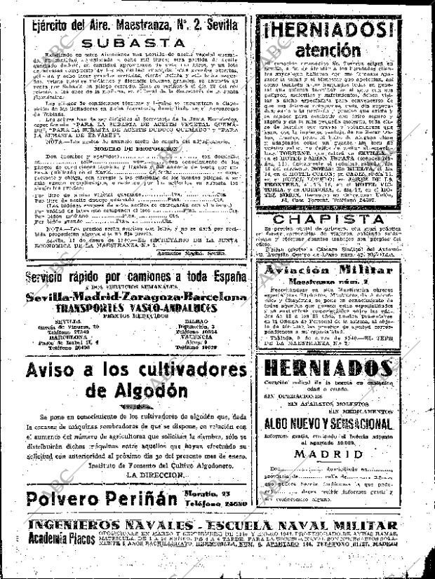 ABC SEVILLA 11-01-1940 página 2