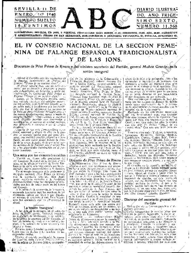 ABC SEVILLA 11-01-1940 página 5
