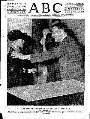 ABC SEVILLA 12-01-1940 página 1