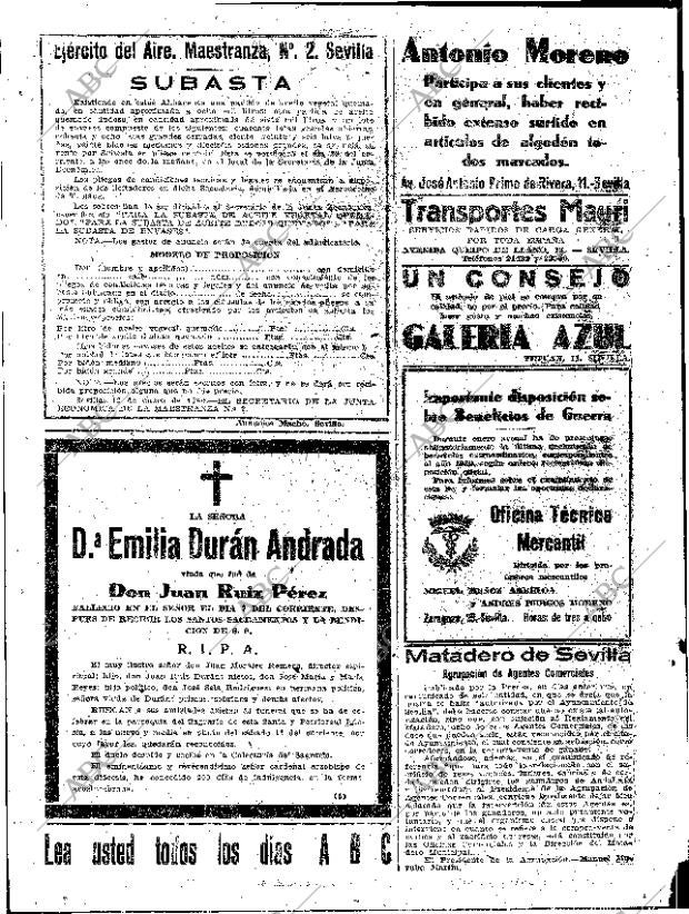 ABC SEVILLA 12-01-1940 página 2