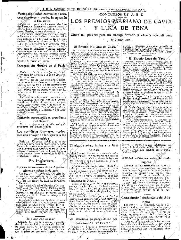 ABC SEVILLA 12-01-1940 página 7