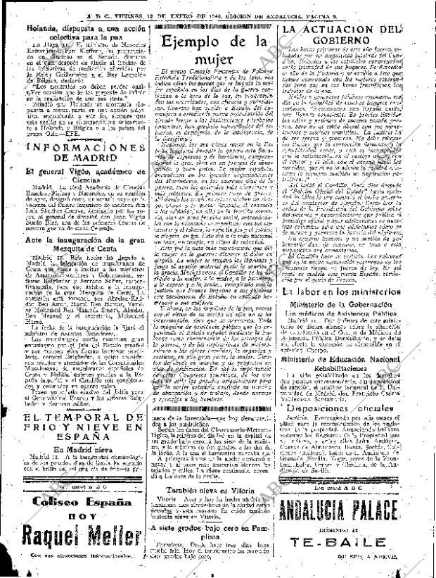 ABC SEVILLA 12-01-1940 página 9