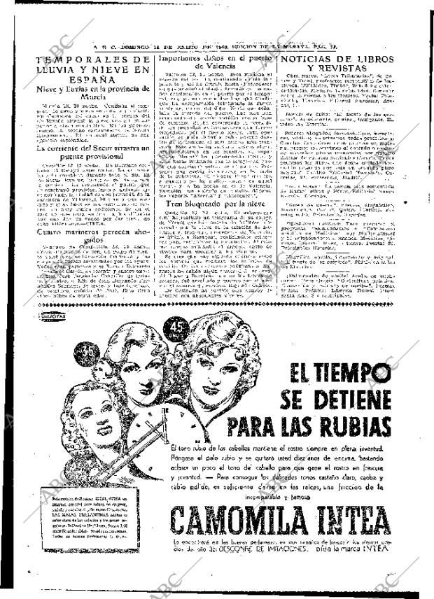 ABC MADRID 14-01-1940 página 14