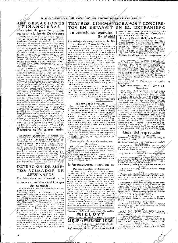 ABC MADRID 14-01-1940 página 20