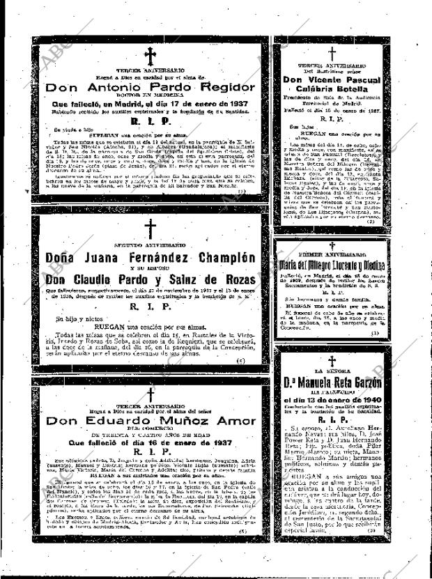 ABC MADRID 14-01-1940 página 23