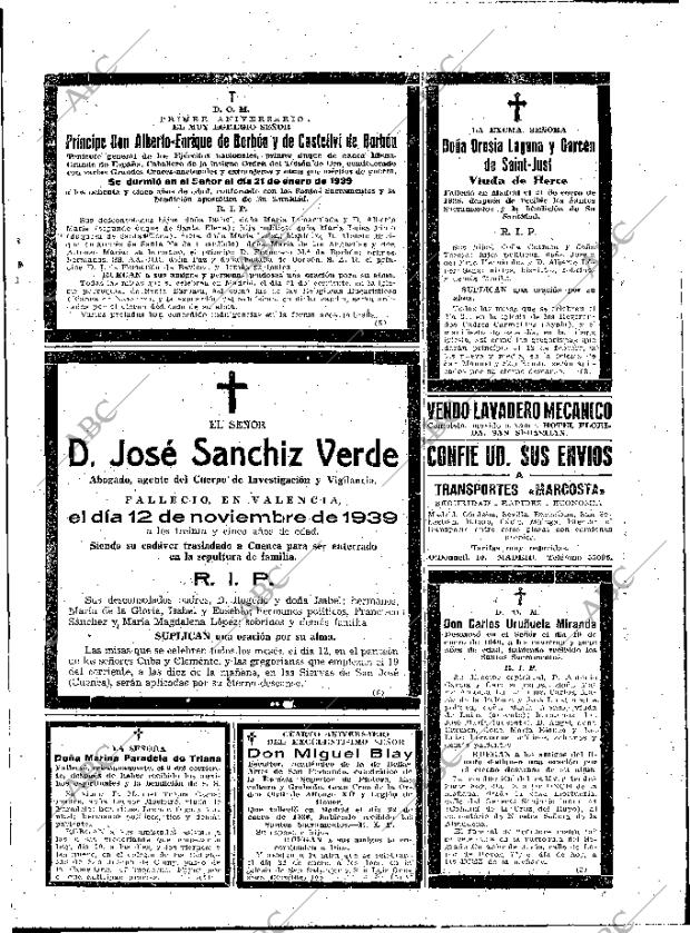 ABC MADRID 20-01-1940 página 15