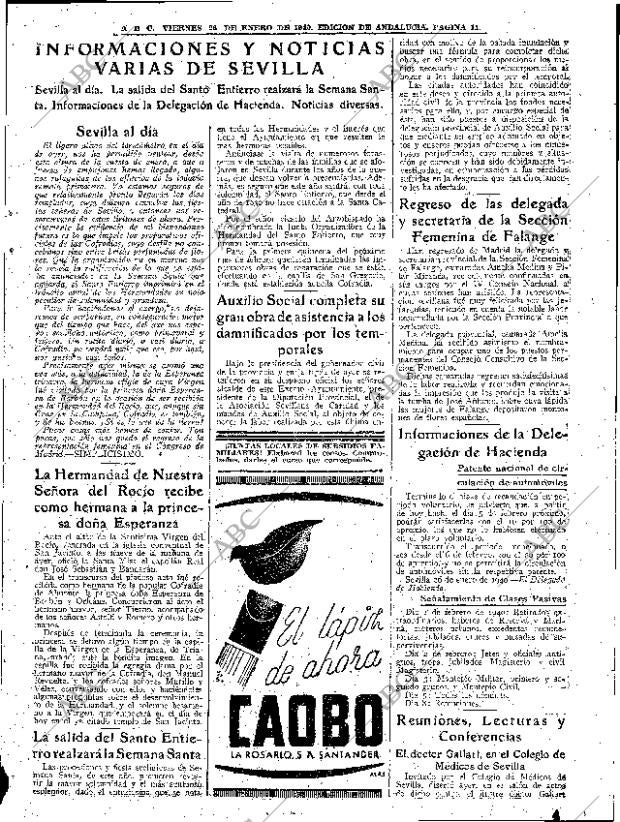 ABC SEVILLA 26-01-1940 página 11
