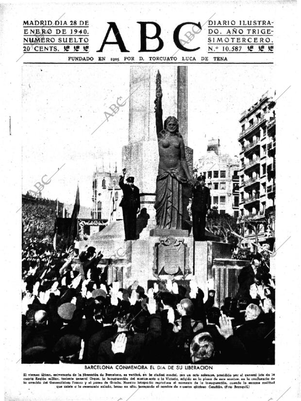 ABC MADRID 28-01-1940 página 1