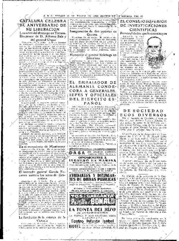ABC MADRID 30-01-1940 página 12