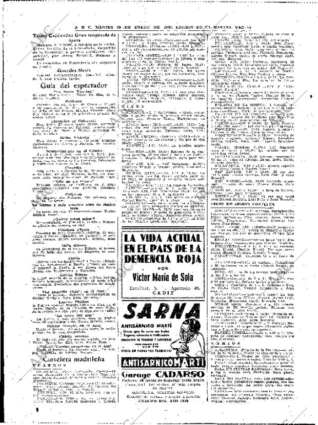 ABC MADRID 30-01-1940 página 14