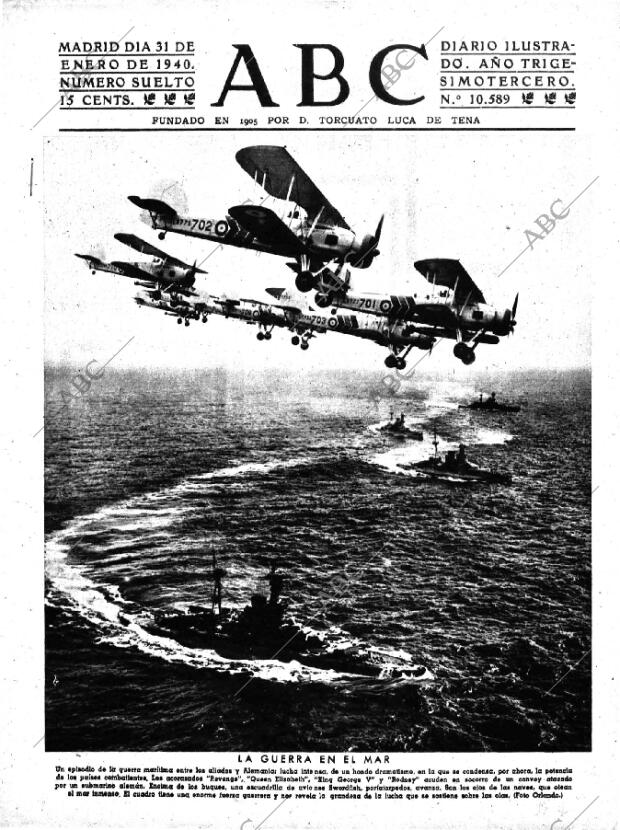 ABC MADRID 31-01-1940 página 1